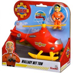 Helikopter koos figuuriga - tuletõrjuja Sam hind ja info | Poiste mänguasjad | kaup24.ee