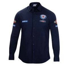 Рубашка с длинным рукавом мужская Sparco Martini Racing цена и информация | Мужские рубашки | kaup24.ee