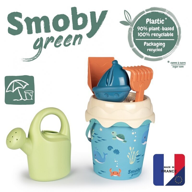 Smoby ämber koos liiva tarvikutega ja bioplastist kastekannuga hind ja info | Mänguasjad (vesi, rand ja liiv) | kaup24.ee