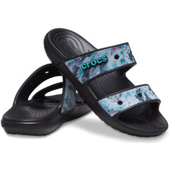 Женские тапочки Crocs™ Classic Tie Dye Graphic Sandal 166808 цена и информация | Шлепанцы, тапочки для женщин | kaup24.ee