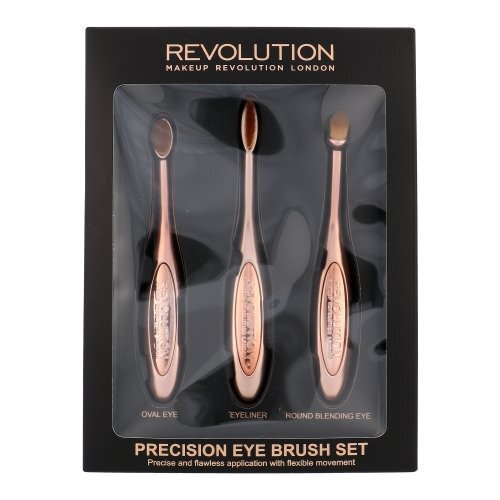 Silma kontuurpintslite komplekt Makeup Revolution London hind ja info | Meigipintslid, -käsnad | kaup24.ee