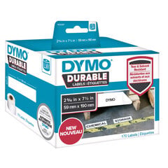 Прочные промышленные этикетки DYMO 59 x 190 мм / (1933087/2112288) цена и информация | Аксессуары для принтера | kaup24.ee