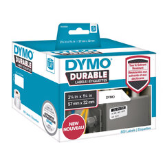 Прочные промышленные этикетки DYMO 57 x 32 мм / (1933084/2112289) цена и информация | Аксессуары для принтера | kaup24.ee