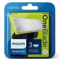 Подравнивание, бритье, сменные лезвия Philips Norelco OneBlade  цена и информация | Дополнения к косметической продукции | kaup24.ee