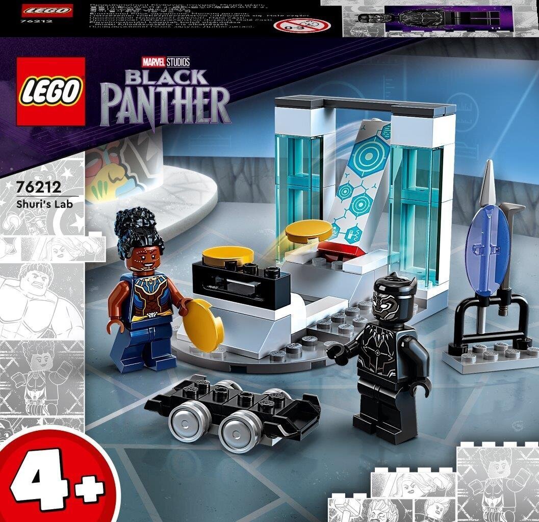 76212 LEGO® Marvel superkangelased Shurie laboratoorium цена и информация | Klotsid ja konstruktorid | kaup24.ee