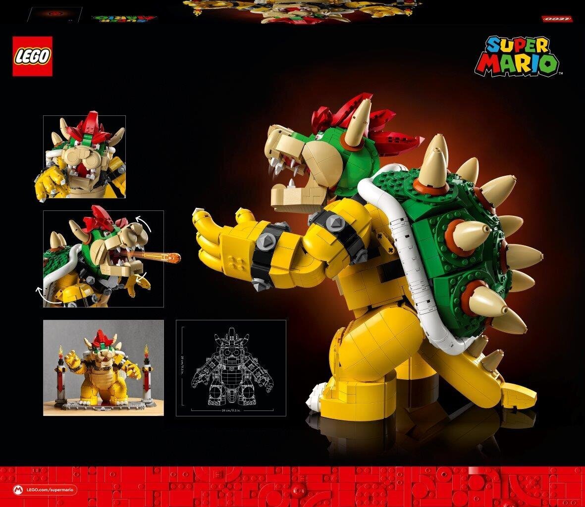 71411 LEGO® Super Mario Bowser õhkas цена и информация | Klotsid ja konstruktorid | kaup24.ee