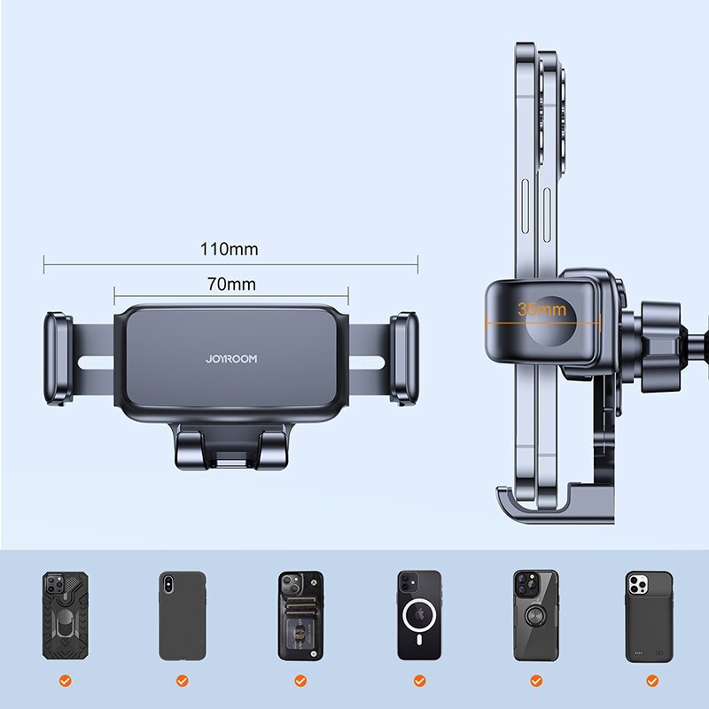 Telefonihoidja autosse Joyroom mechanical car cockpit holder black (JR-ZS283) hind ja info | Mobiiltelefonide hoidjad | kaup24.ee