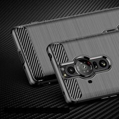 Telefoniümbris Carbon Case Flexible TPU cover for Sony Xperia Pro-I black hind ja info | Telefoni kaaned, ümbrised | kaup24.ee