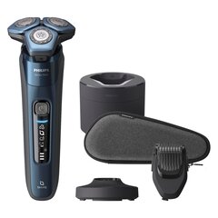 Ротационная бритва Philips SHAVER Series 7000 S7786/59, черный/синий цена и информация | Точилки | kaup24.ee