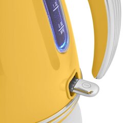Электрический чайник Swan SK19020YELN 1,5 л, 3000 Вт, желтый цена и информация | Электрочайники | kaup24.ee