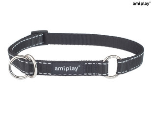 Amiplay kaelarihm Reflective, XL, must цена и информация | Ошейники, подтяжки для собак | kaup24.ee