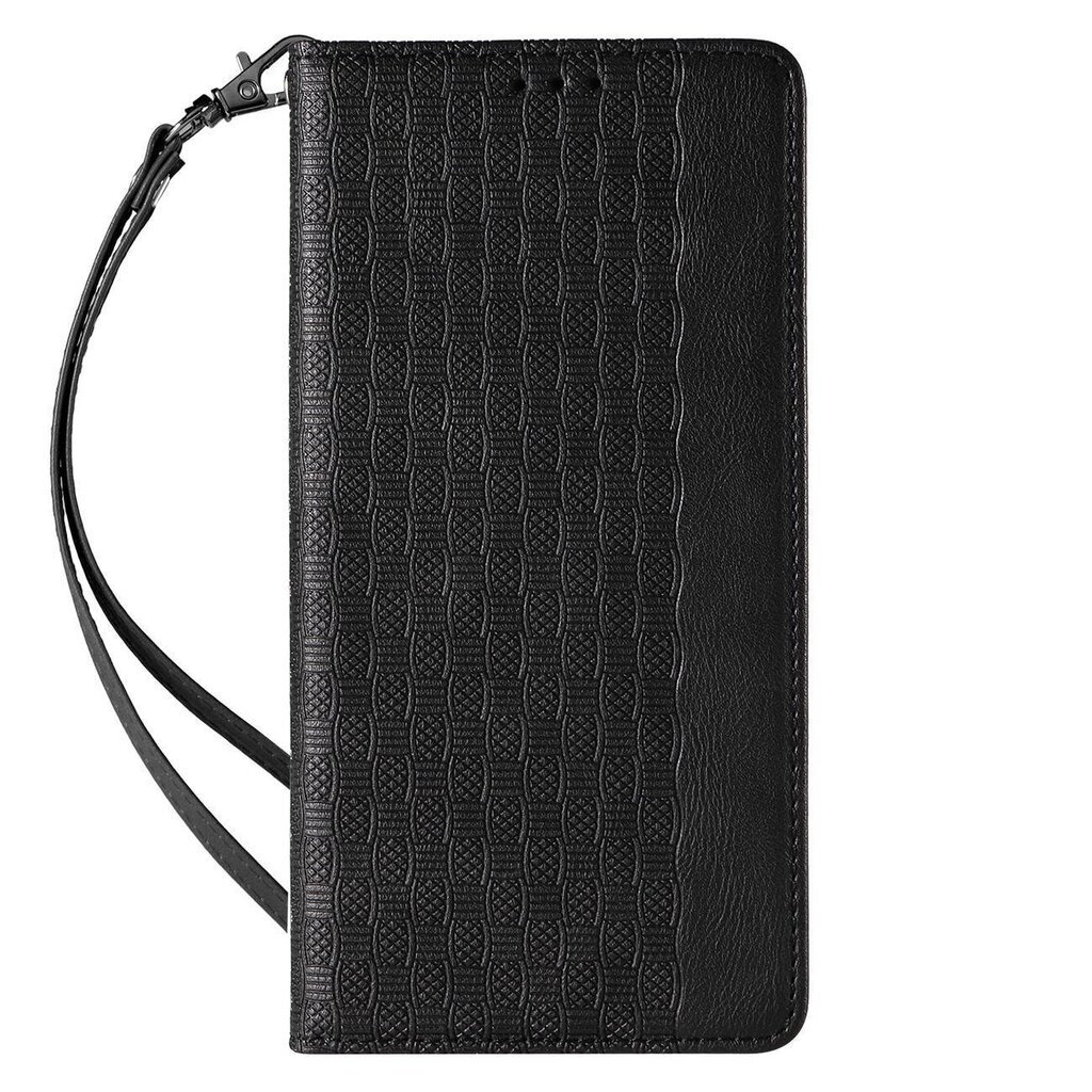 Telefoni kaaned Magnet Strap Case Case for iPhone 13 Pro Pouch Wallet + Mini Lanyard Pendant (Black) hind ja info | Telefoni kaaned, ümbrised | kaup24.ee