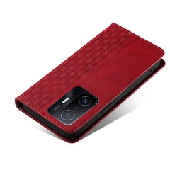 Telefoni kaaned Magnet Strap Case Case for Samsung Galaxy A12 5G Pouch Wallet + Mini Lanyard Pendant (Red) hind ja info | Telefoni kaaned, ümbrised | kaup24.ee