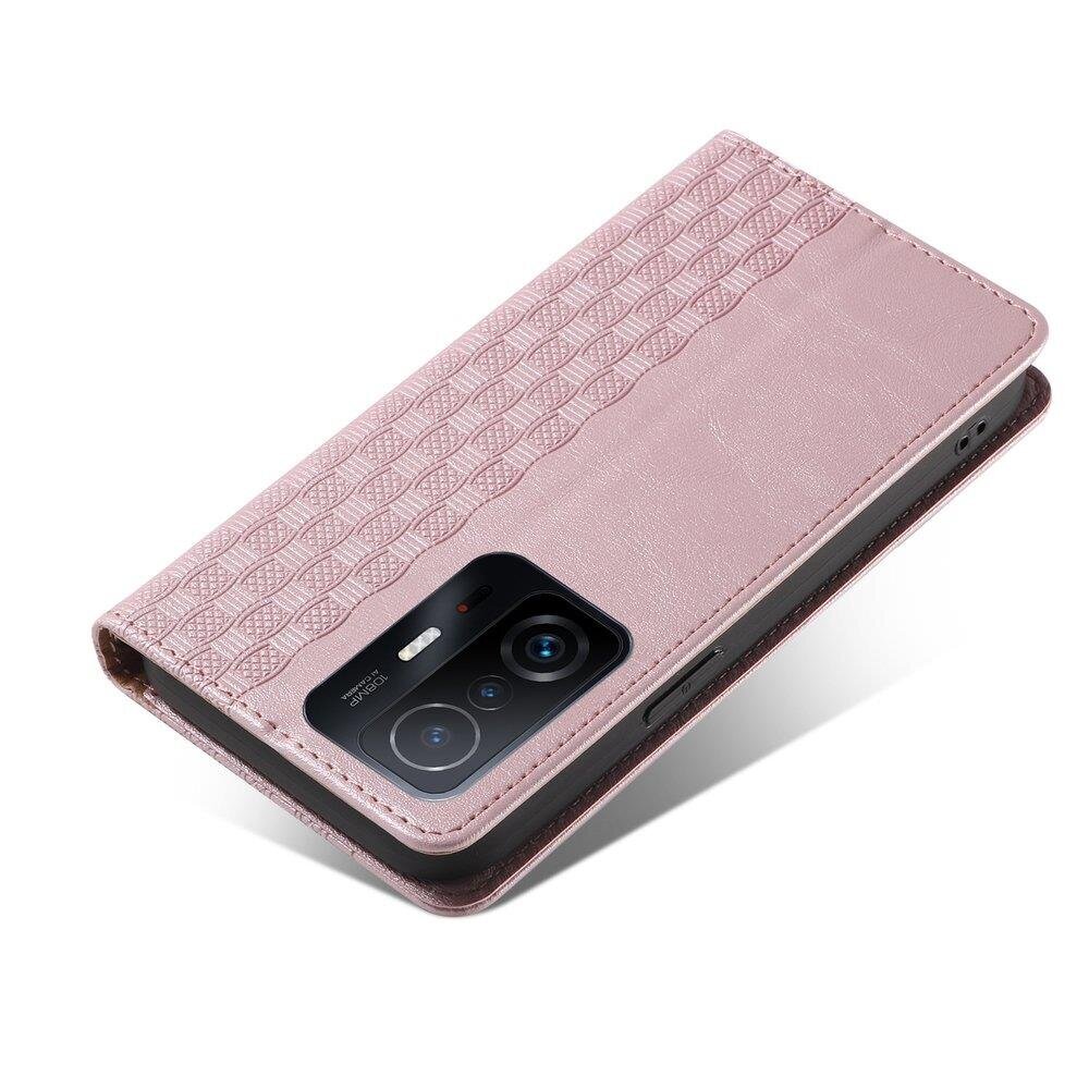Telefoni kaaned Magnet Strap Case Case for Samsung Galaxy A52 5G Pouch Wallet + Mini Lanyard Pendant (Pink) hind ja info | Telefoni kaaned, ümbrised | kaup24.ee