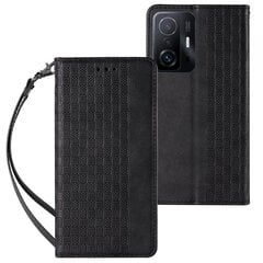 Telefoni kaaned Magnet Strap Case Case for Samsung Galaxy A13 5G Pouch Wallet + Mini Lanyard Pendant (Black) hind ja info | Telefoni kaaned, ümbrised | kaup24.ee