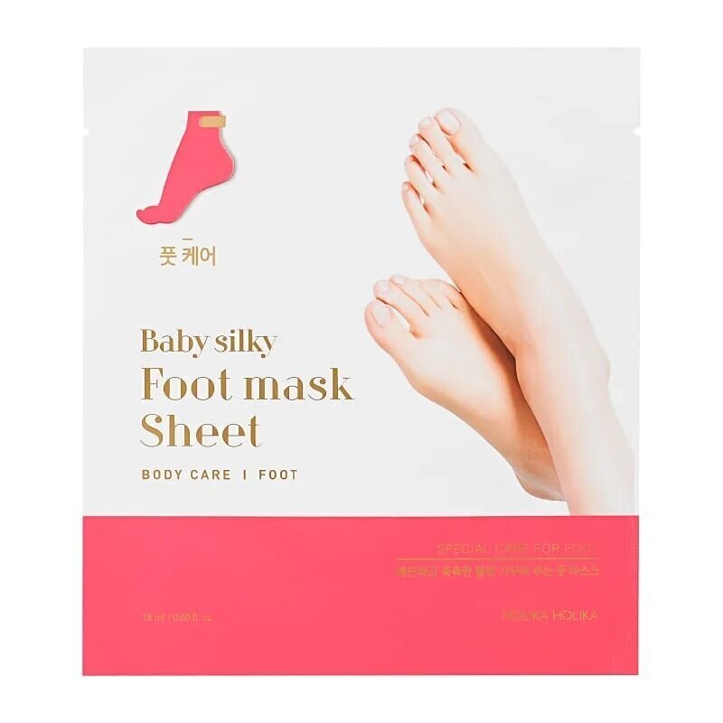 Jalamask Holika Holika Baby Silky Foot One Shot Peeling hind ja info | Kehakreemid, losjoonid | kaup24.ee