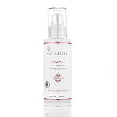 Näoudu Naturativ Rose Mist, 100 ml hind ja info | Näopuhastusvahendid | kaup24.ee