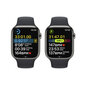 Apple Watch Series 8 GPS + Cellular 45mm Graphite Stainless Steel Case ,Midnight Sport Band - MNKU3EL/A LV-EE цена и информация | Nutikellad (smartwatch) | kaup24.ee