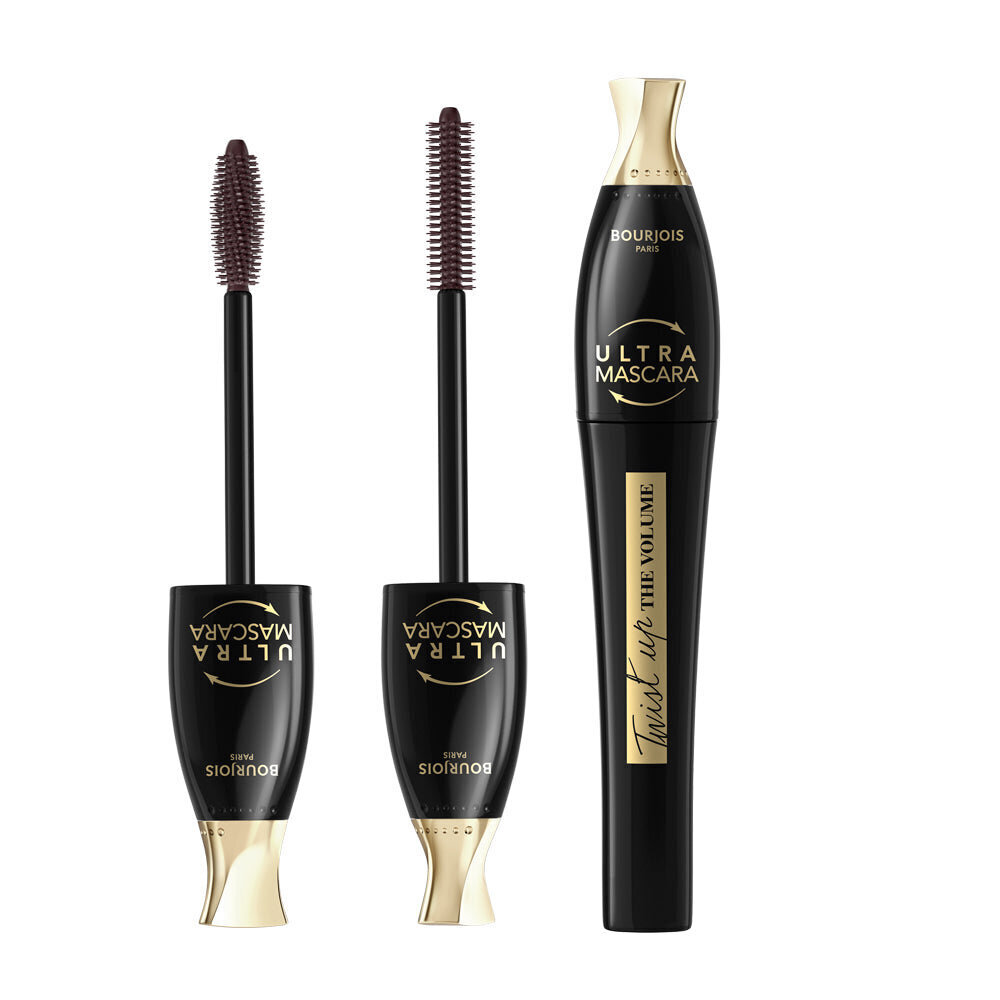 Ripsmetušš Bourjois_Mascara Twist Up The Volume 002 Ultra Brown, 8ml цена и информация | Ripsmetušid, lauvärvid, silmapliiatsid, seerumid | kaup24.ee