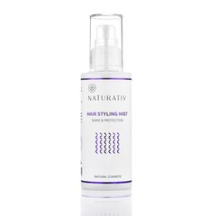 Juuste kujundamise sprei Naturativ Hair Styling Mist Shine Protection, 125ml цена и информация | Средства для укладки волос | kaup24.ee