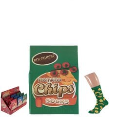 Meeste sokid kinkekarbis Potato Chips Socks, Bolognese hind ja info | apollo Lapsed ja imikud | kaup24.ee