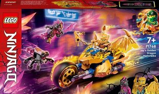 71768 LEGO® NINJAGO® Jay kuldse draakonimootorratas цена и информация | Конструкторы и кубики | kaup24.ee