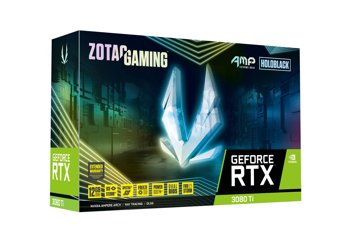 Zotac GAMING GeForce RTX 3080 Ti AMP Extreme Holo NVIDIA 12 GB GDDR6X цена и информация | Videokaardid (GPU) | kaup24.ee