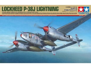 Tamiya - Lockheed P-38J Lightning, 1/48, 61123 цена и информация | Конструкторы и кубики | kaup24.ee