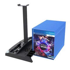 Многофункциональная подставка для PS4 iPega PG-P4009 и аксессуаров (черная) цена и информация | Аксессуары для наушников | kaup24.ee