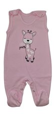 Комплект для малышей Жираф из 4 частей розовый цвет цена и информация | Комплекты одежды для новорожденных | kaup24.ee