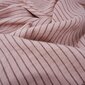 Roosa linane kangas, triibuline, roosa/pruun hind ja info | Kangad | kaup24.ee