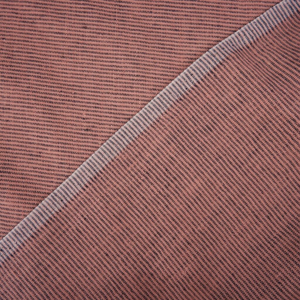 100% linasest riidest mini triibud, roosa hind ja info | Kangad | kaup24.ee