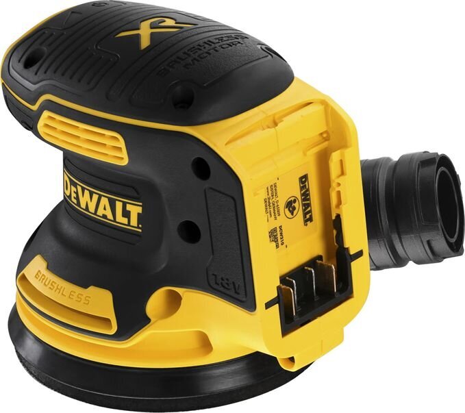 DEWALT DCW210NT-XJ kaasaskantav lihvmasin Juhuslik orbitaallihv 12000 p/min must, kollane hind ja info | Lihvmasinad ja ketaslõikurid | kaup24.ee