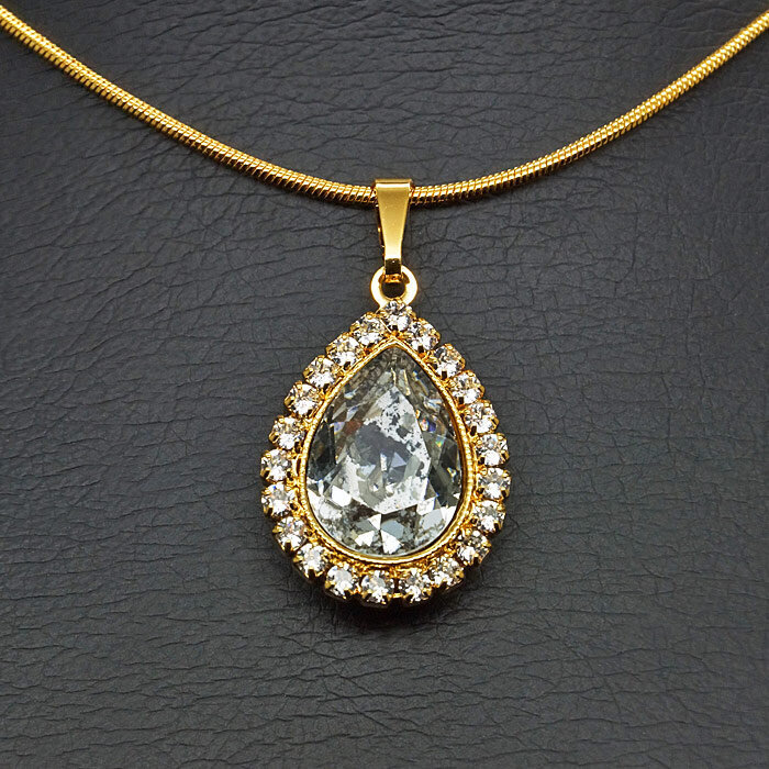 Naiste kaelakee DiamondSky Celestial Drop Swarovski kristallidega hind ja info | Kaelakeed | kaup24.ee