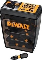 Kruvikeeraja otsikud 2x25 / 25tk. DT70555T DEWALT цена и информация | Механические инструменты | kaup24.ee