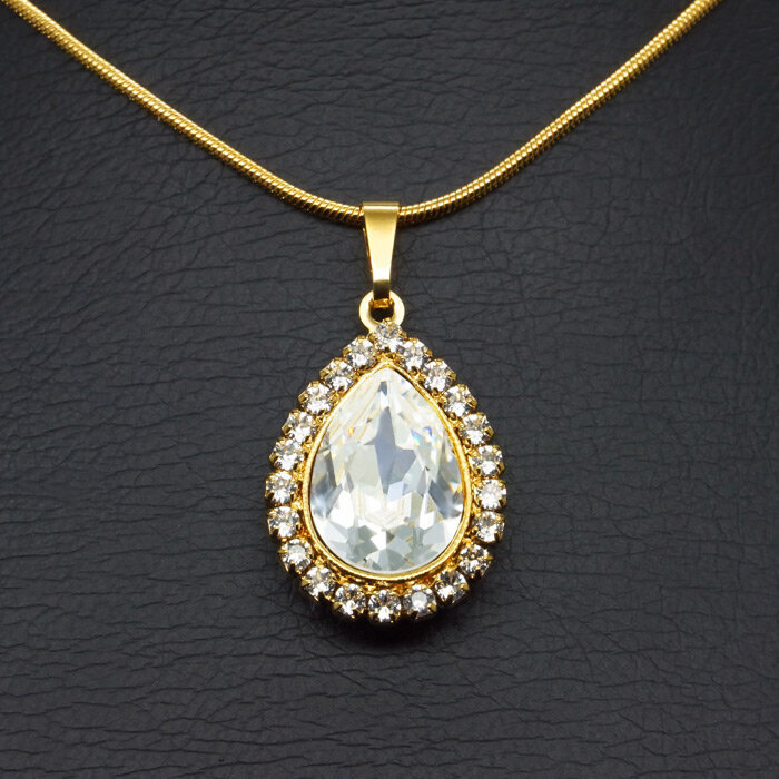 Naiste kaelakee DiamondSky Celestial Drop Swarovski kristallidega hind ja info | Kaelakeed | kaup24.ee