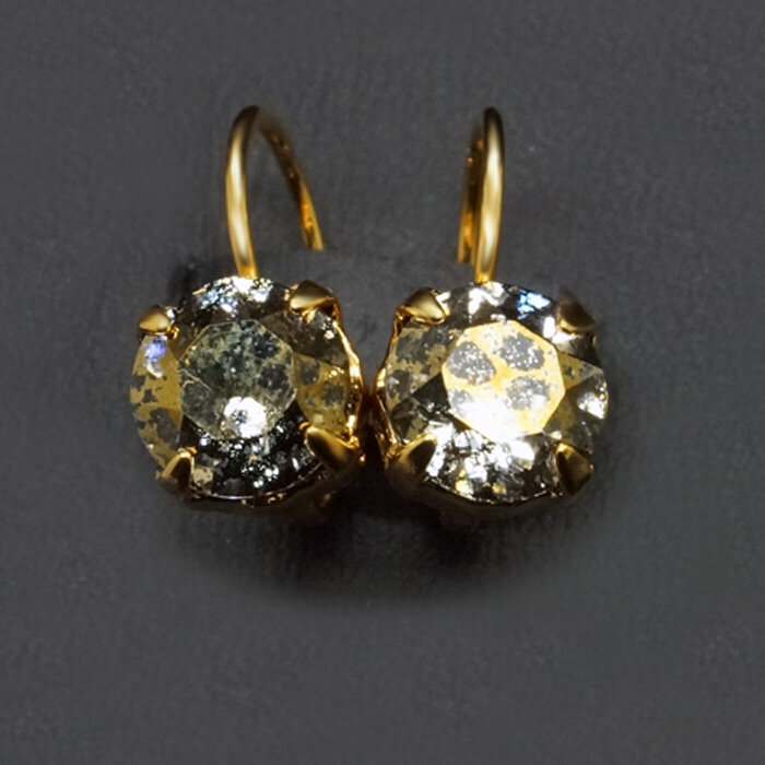 Naiste kõrvarõngad DiamondSky Glory Swarovski kristallidega, pronks hind ja info | Kõrvarõngad | kaup24.ee