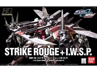 Сборная модель Bandai, HGGS MSV MBF-02 Strike Rouge + I.W.S.P., 1/144, 59142 цена и информация | Конструкторы и кубики | kaup24.ee