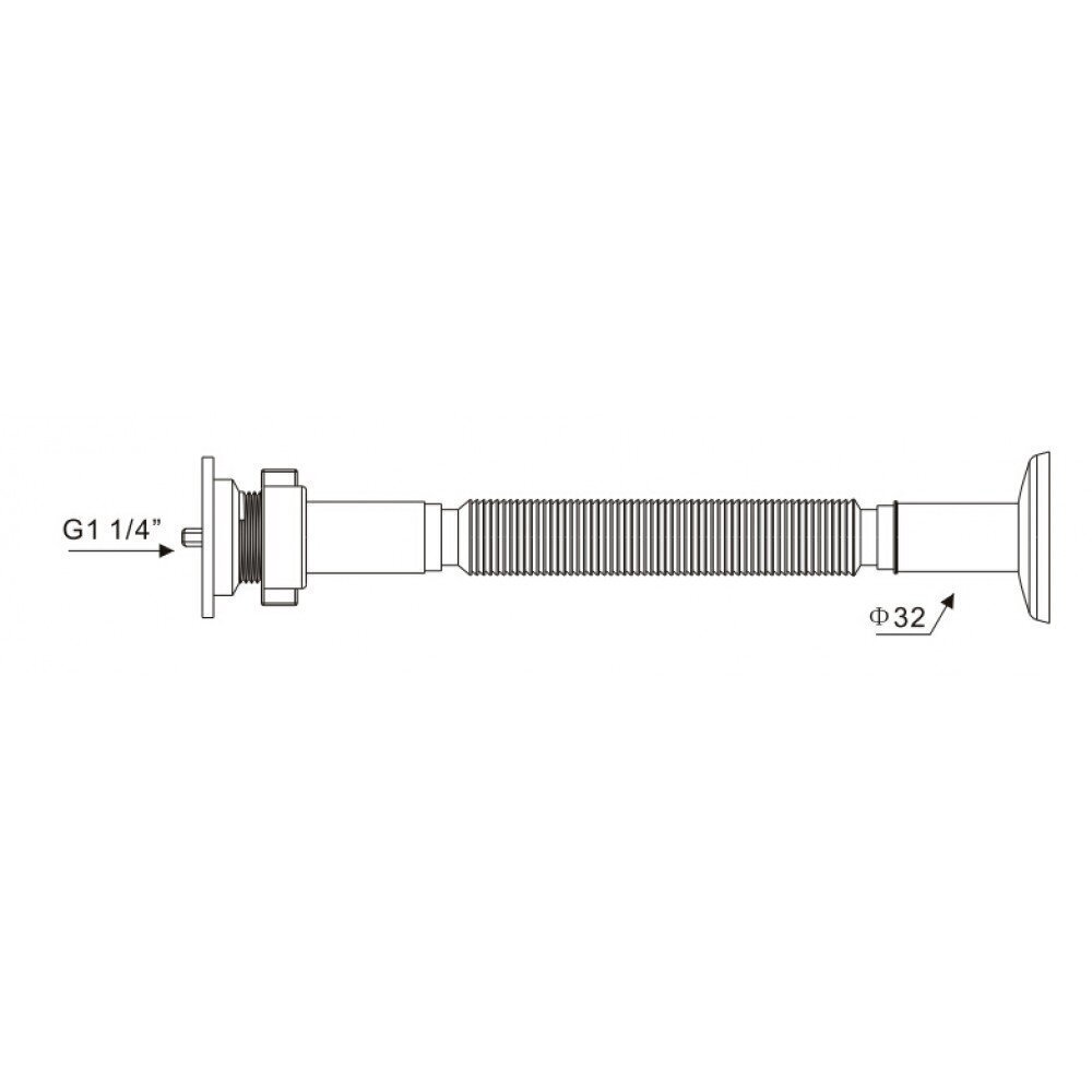 Sifoon Gofra HF17, taldrikuga hind ja info | Sifoonid | kaup24.ee