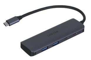 UNITEK HUB USB-C 3.1, 2X USB-A, 2X USB-C, 5 GBPS цена и информация | Адаптеры и USB-hub | kaup24.ee