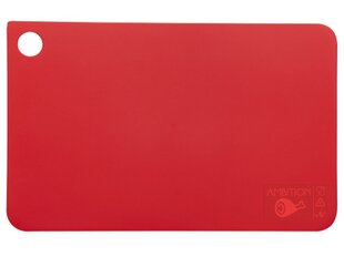 Lõikelaud AMBITION Molly RED 31,5x20 cm цена и информация | Разделочная доска | kaup24.ee