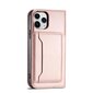 Telefoni kaaned Magnet Card Case for iPhone 12 Pro Pouch Card Wallet Card Holder (Pink) цена и информация | Telefoni kaaned, ümbrised | kaup24.ee