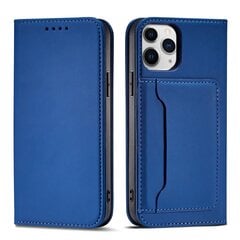 Telefoni kaaned Magnet Card Case for iPhone 12 Pro Max Pouch Card Wallet Card Holder Blue (Niebieski) hind ja info | Telefoni kaaned, ümbrised | kaup24.ee