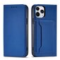 Telefoni kaaned Magnet Card Case for iPhone 12 Pro Max Pouch Card Wallet Card Holder Blue (Niebieski) цена и информация | Telefoni kaaned, ümbrised | kaup24.ee