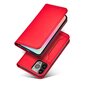 Telefoni kaaned Magnet Card Case for iPhone 13 mini cover card wallet card stand (Red) hind ja info | Telefoni kaaned, ümbrised | kaup24.ee