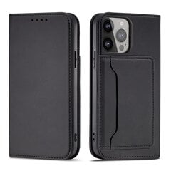 Telefoni kaaned Magnet Card Case for iPhone 13 cover card wallet card stand (Black) цена и информация | Чехлы для телефонов | kaup24.ee