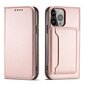 Telefoni kaaned Magnet Card Case for iPhone 13 Pouch Card Wallet Card Stand (Pink) цена и информация | Telefoni kaaned, ümbrised | kaup24.ee