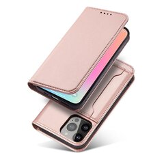 Telefoni kaaned Magnet Card Case for iPhone 13 Pro Pouch Card Wallet Card Holder (Pink) hind ja info | Telefoni kaaned, ümbrised | kaup24.ee
