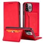 Telefoni kaaned Magnet Card Case for iPhone 13 Pro Pouch Card Wallet Card Holder (Red) цена и информация | Telefoni kaaned, ümbrised | kaup24.ee