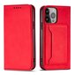 Telefoni kaaned Magnet Card Case for iPhone 13 Pro Pouch Card Wallet Card Holder (Red) цена и информация | Telefoni kaaned, ümbrised | kaup24.ee